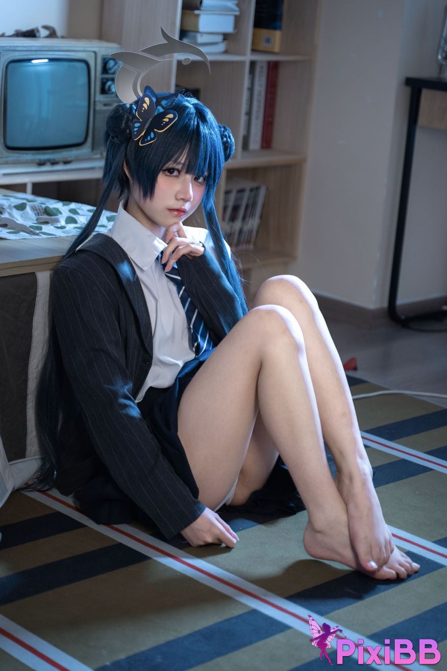 Cosplayer Shimizu Nagi Concubine Longhua JK PixiBB.COM 045