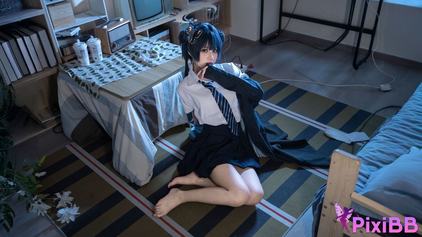 Cosplayer Shimizu Nagi Concubine Longhua JK PixiBB.COM 049