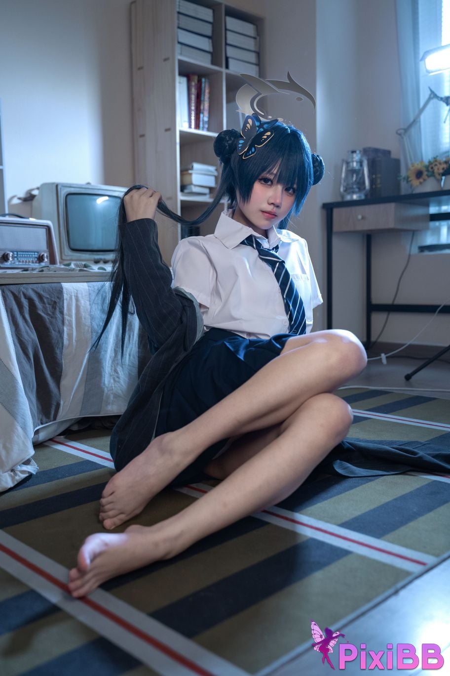 Cosplayer Shimizu Nagi Concubine Longhua JK PixiBB.COM 051