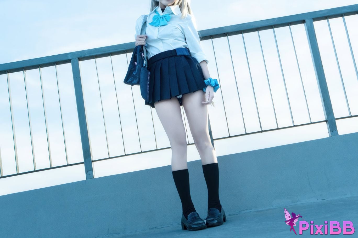 Cosplayer Shimizu Nagi Asuna JK PixiBB.COM 001