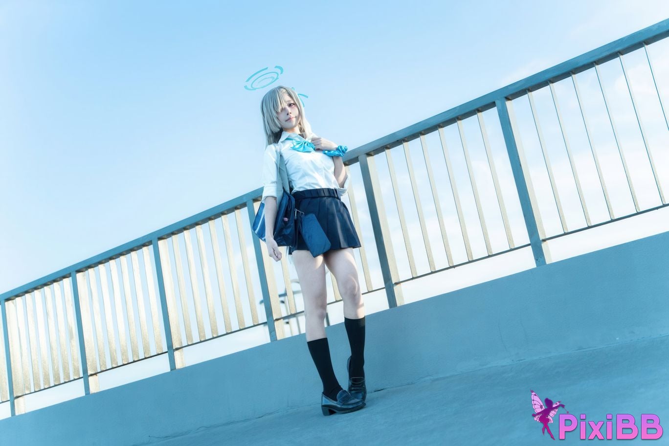 Cosplayer Shimizu Nagi Asuna JK PixiBB.COM 002