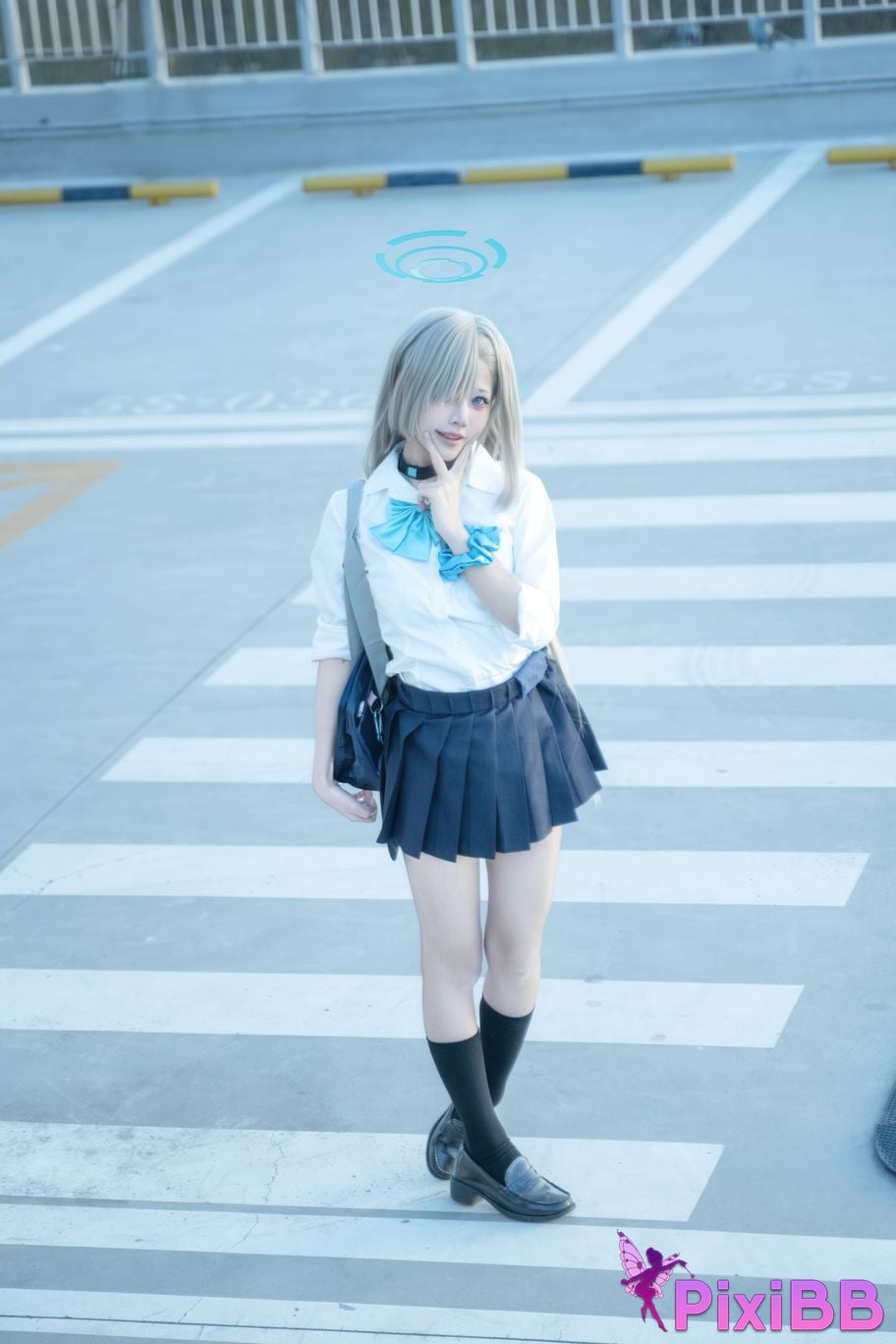 Cosplayer Shimizu Nagi Asuna JK PixiBB.COM 011