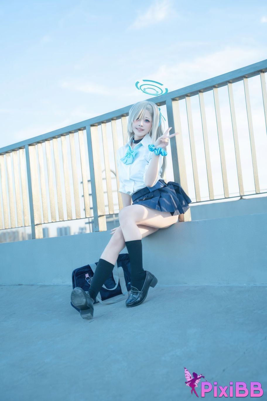 Cosplayer Shimizu Nagi Asuna JK PixiBB.COM 022