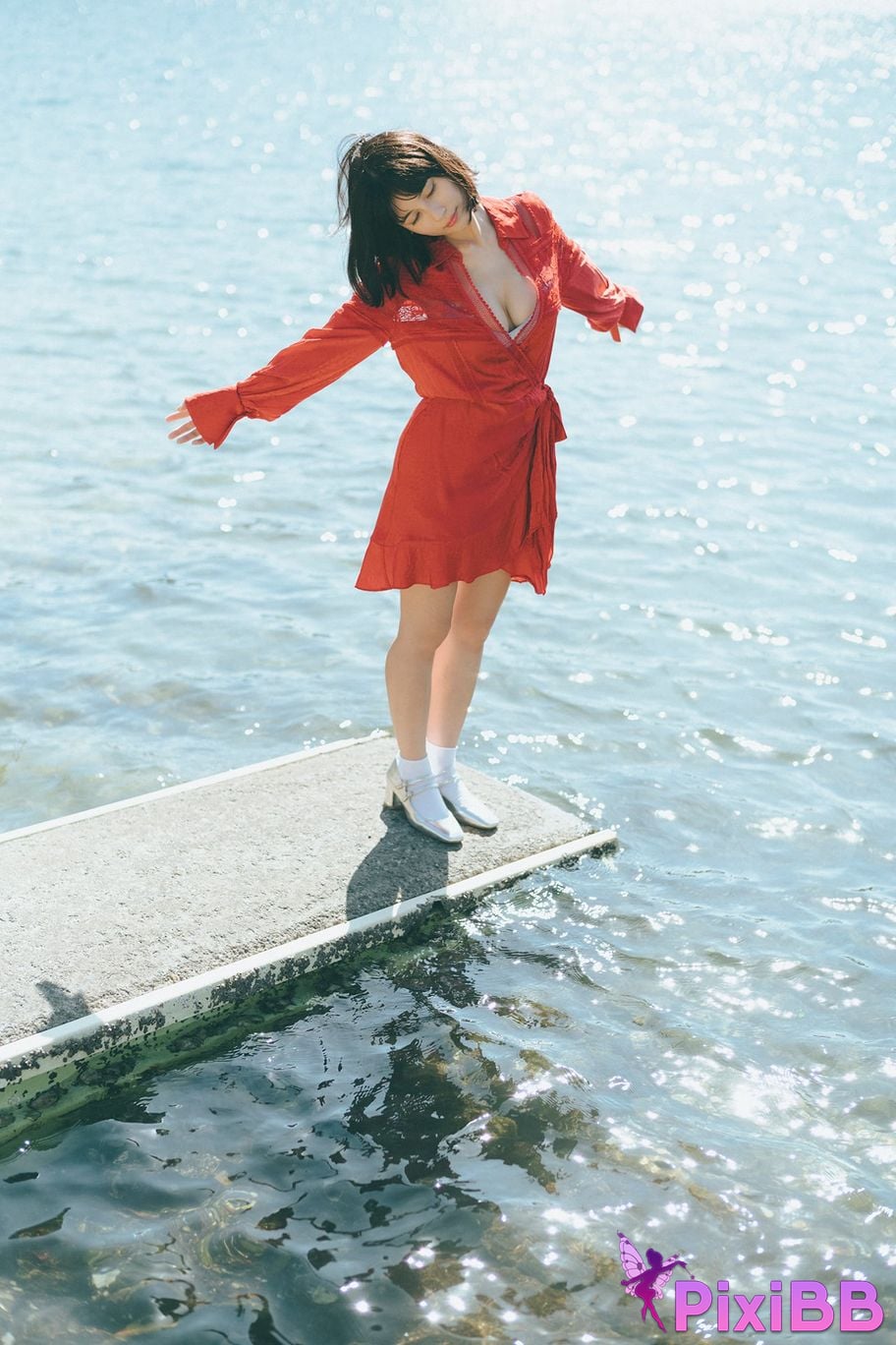 Japanese Idol Sakurako Okubo FLASH digital photo book I can hear the sound of sea PixiBB.COM 053