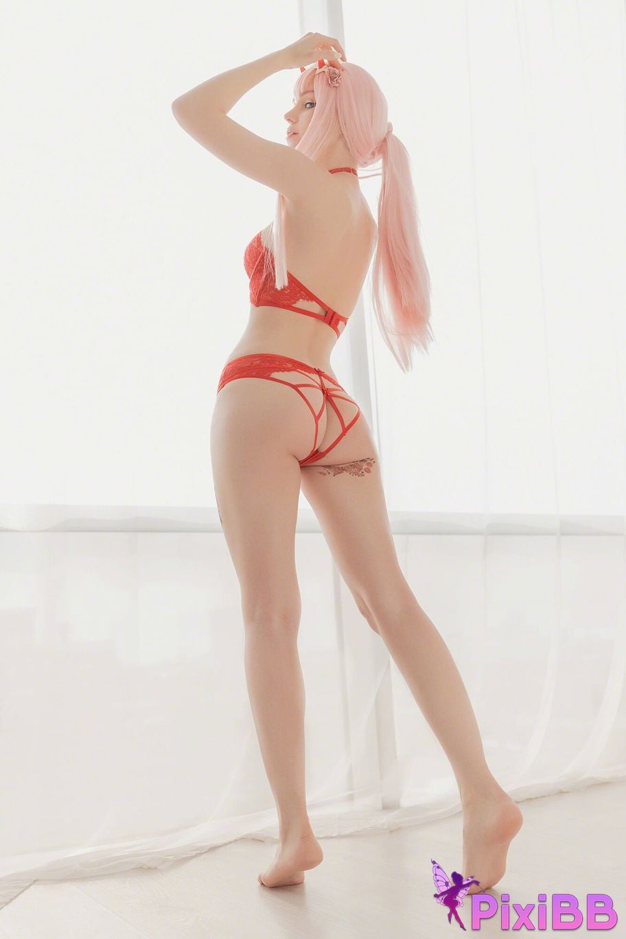 Shirogane Sama Zero Two Red Lingerie PixiBB.COM 2