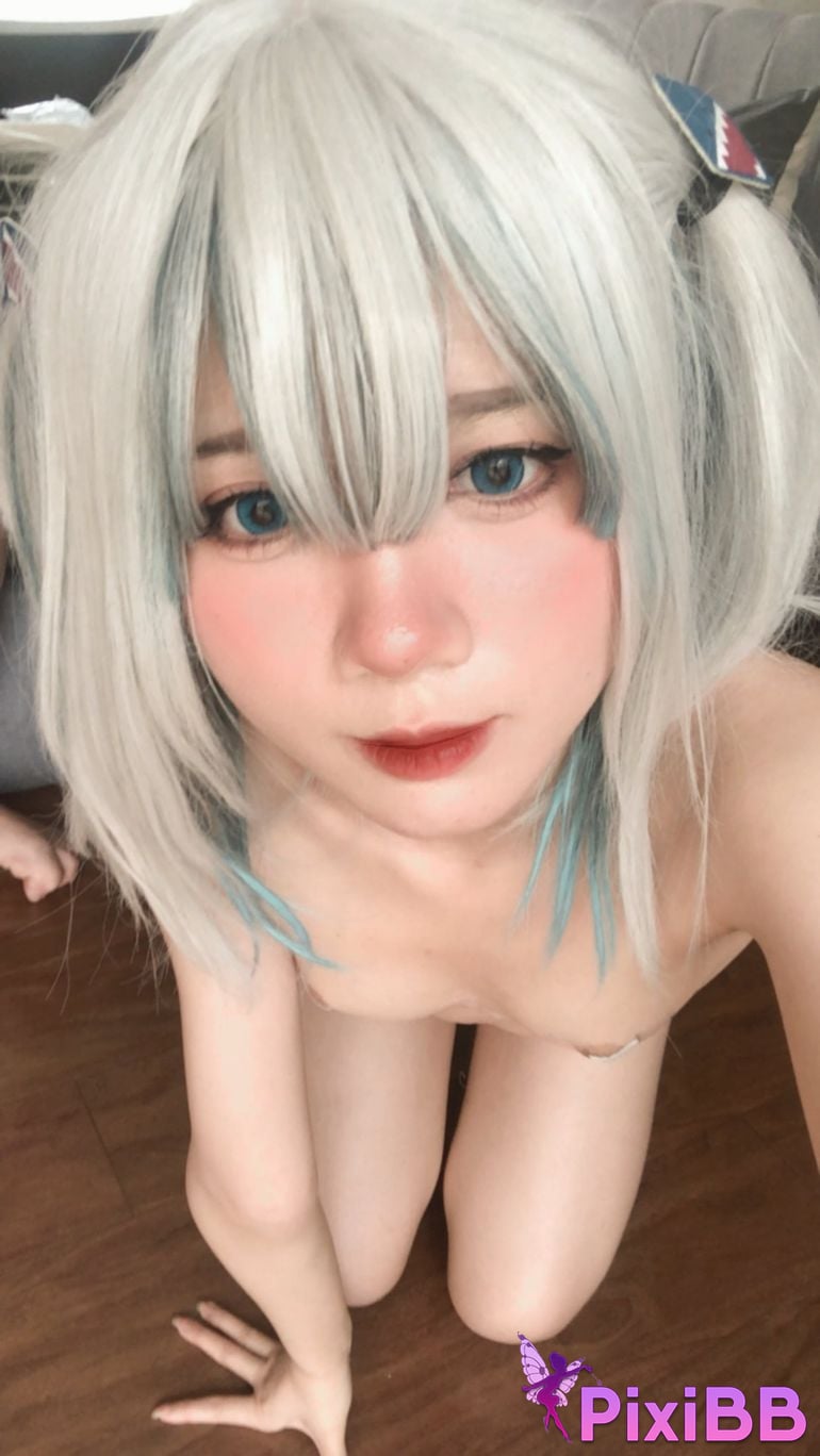 Cosplayer PoppaChan ChanPoppa Gumroad NOne Gawr Gura Garoo gula PixiBB.COM 036