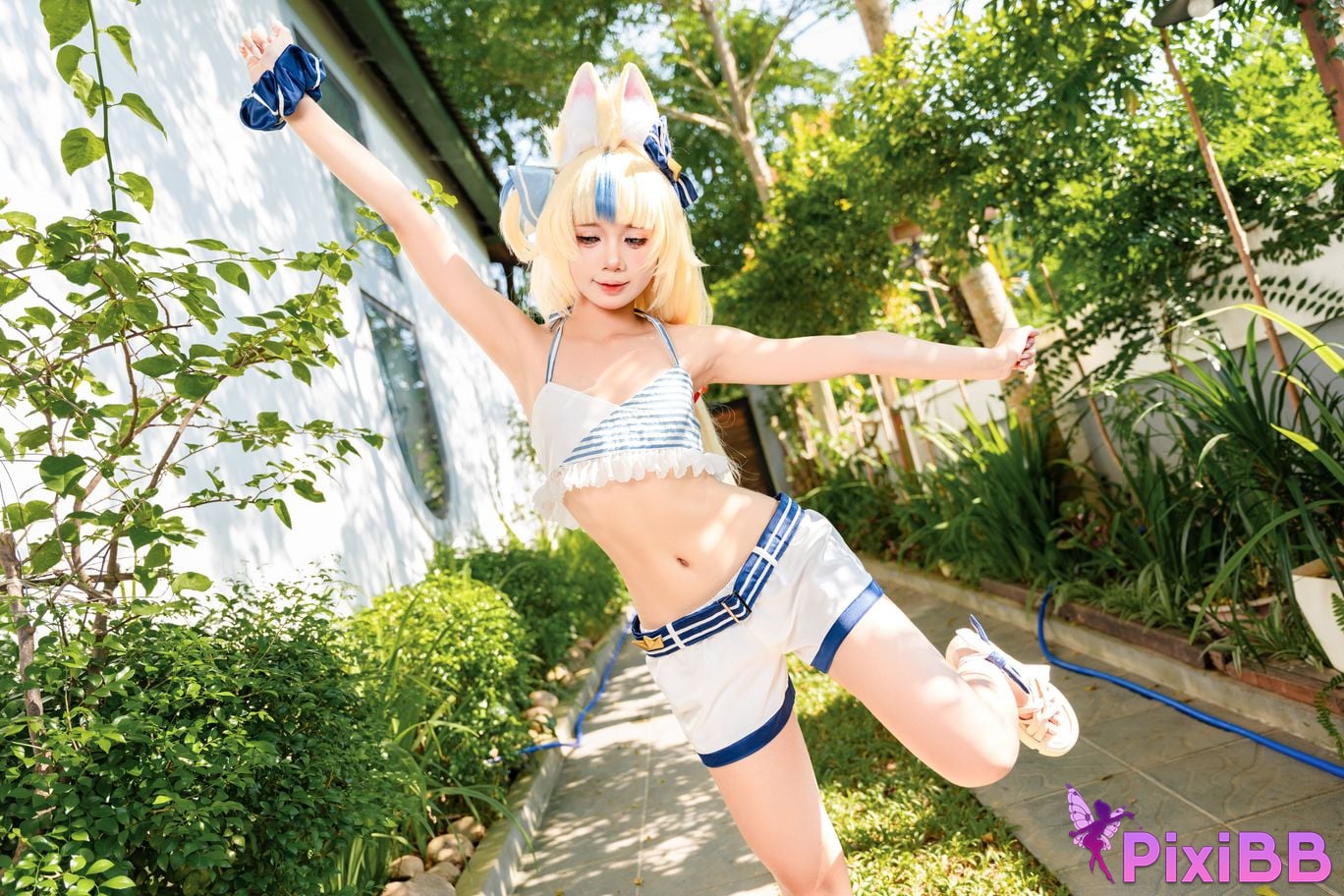 Cosplay Poppachan Sameko Saba PixiBB.COM 014
