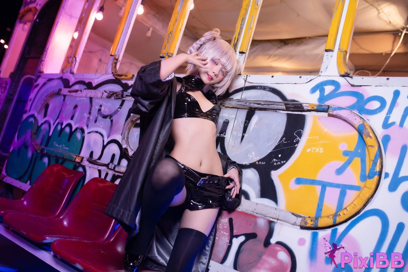 Cosplay PoppaChan Nazuna Nanakusa PixiBB.COM 001