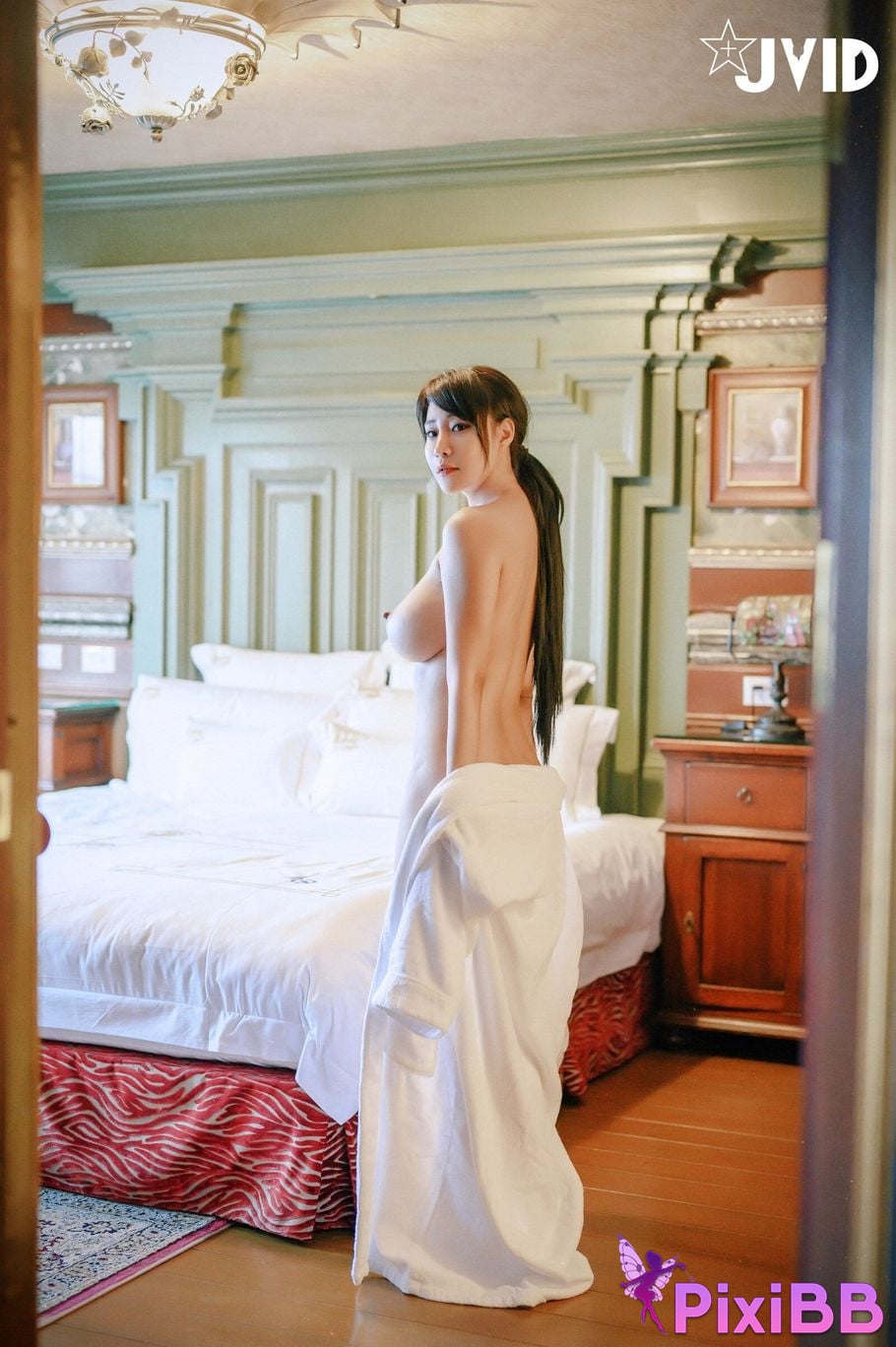 JVID Lele Le Quan Ji Shang Kong Wu Ma big breast goddess Lu Jiao Nu Hai De Bao En PixiBB.COM 027