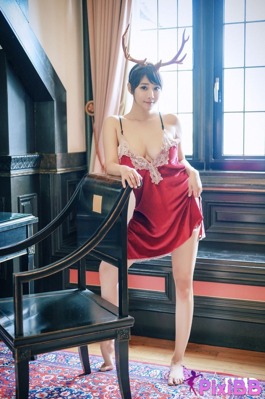 JVID Lele Le Quan Ji Shang Kong Wu Ma big breast goddess Lu Jiao Nu Hai De Bao En PixiBB.COM 089