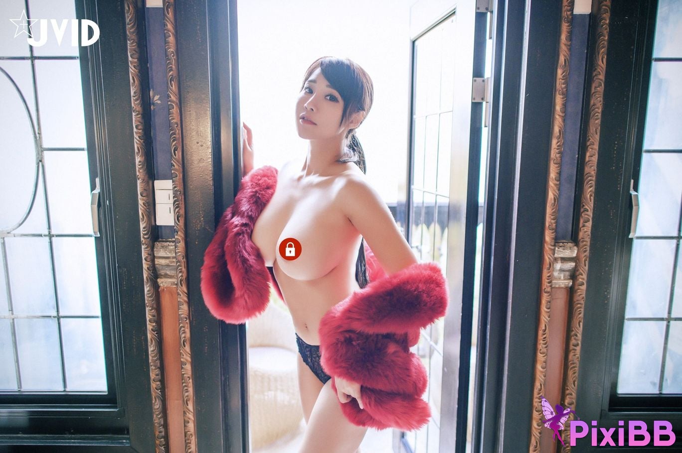 JVID Lele Le Quan Ji Shang Kong Wu Ma big breast goddess Lu Jiao Nu Hai De Bao En PixiBB.COM 140