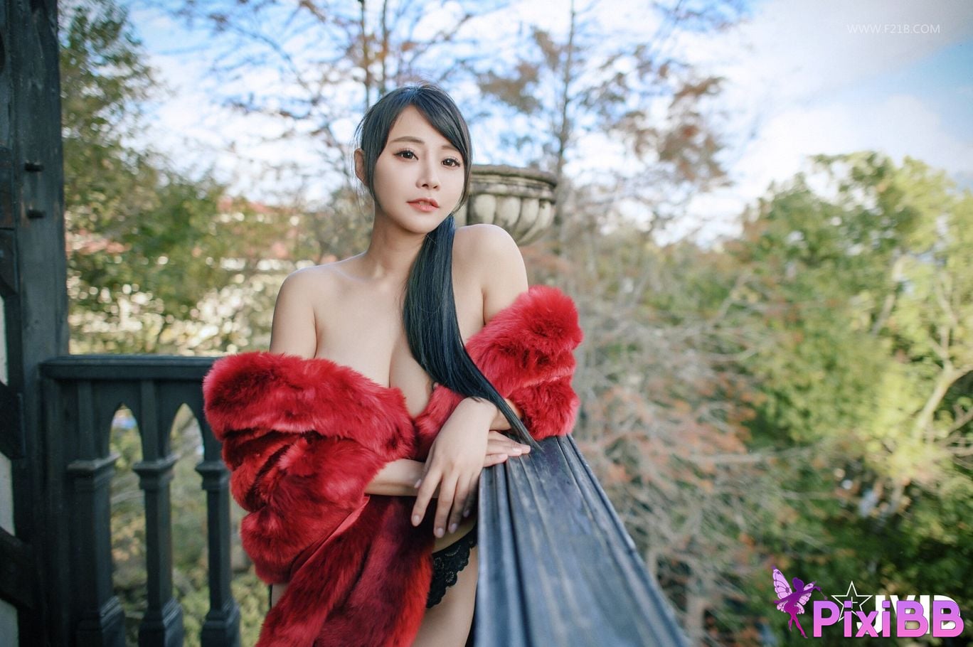 JVID Lele Le Quan Ji Shang Kong Wu Ma Big tits goddess le lu jiao nv hai de bao en PixiBB.COM 069