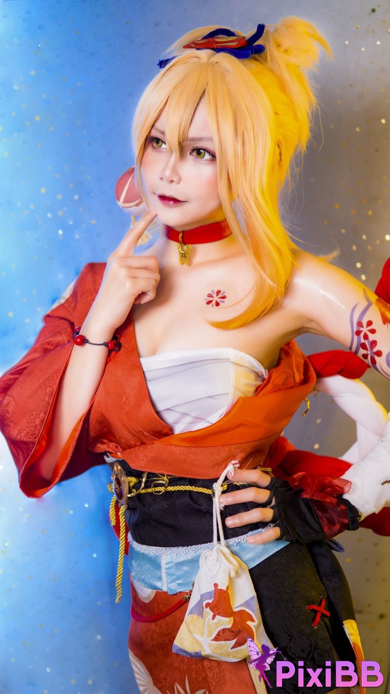 Cosplay Joyce Lin Yoimiya PixiBB.COM 003