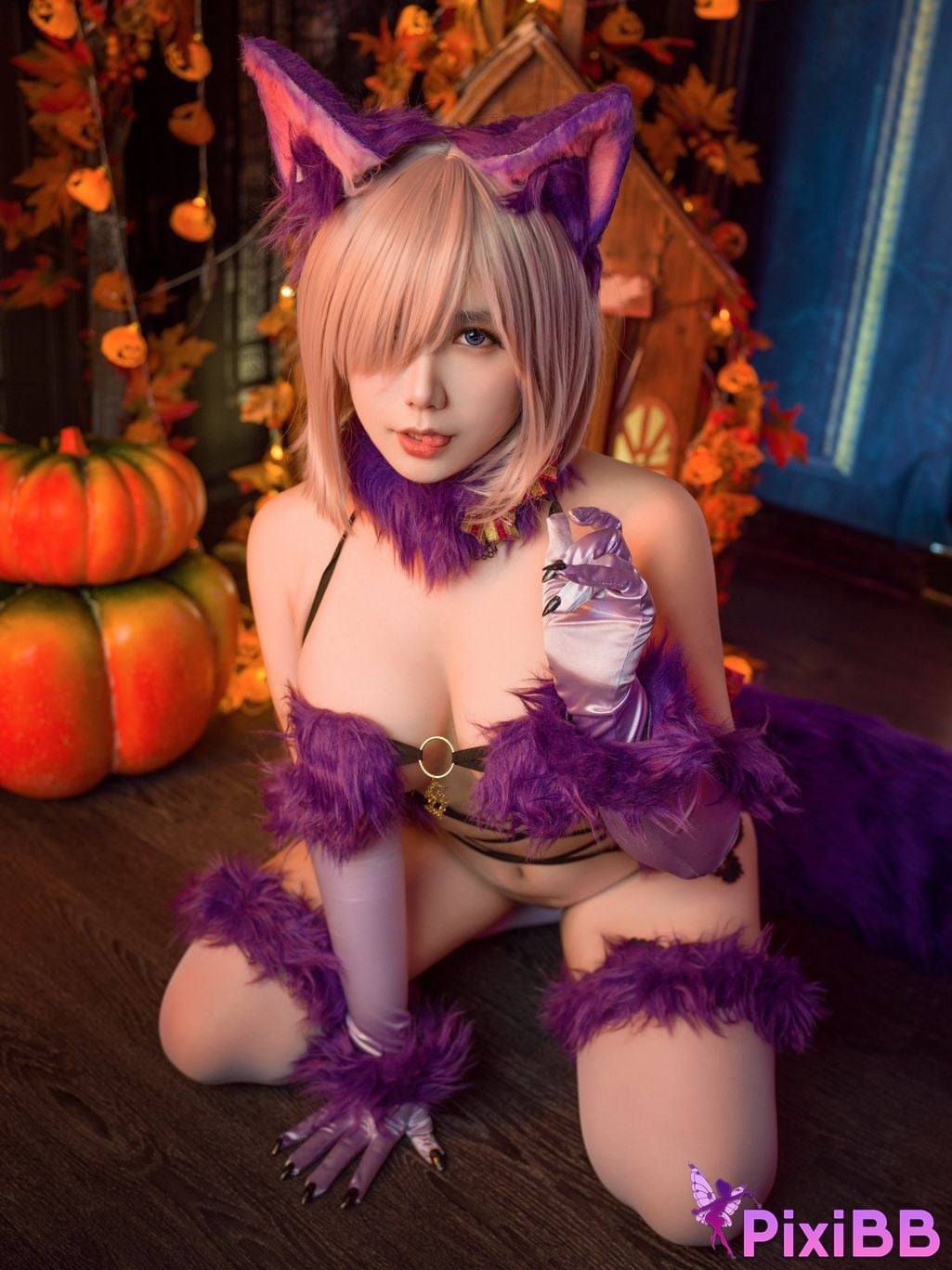 Cosplay Twist Sauce FGO Mashu PixiBB.COM 010