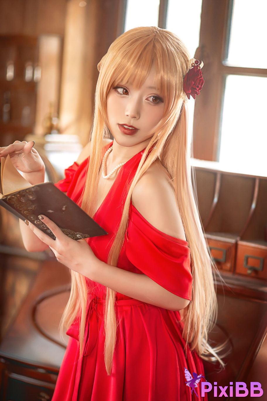 Cosplayer cut Celia Sword Art Online Asuna dress PixiBB.COM 004