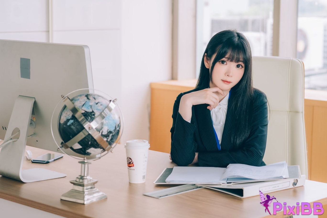 Cosplay Shimotsuki shimo Shuang Yue De Mi Ban Gong Shi Shimo Secret Office PixiBB.COM 001