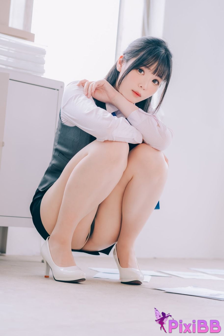 Cosplay Shimotsuki shimo Shuang Yue De Mi Ban Gong Shi Shimo Secret Office PixiBB.COM 086