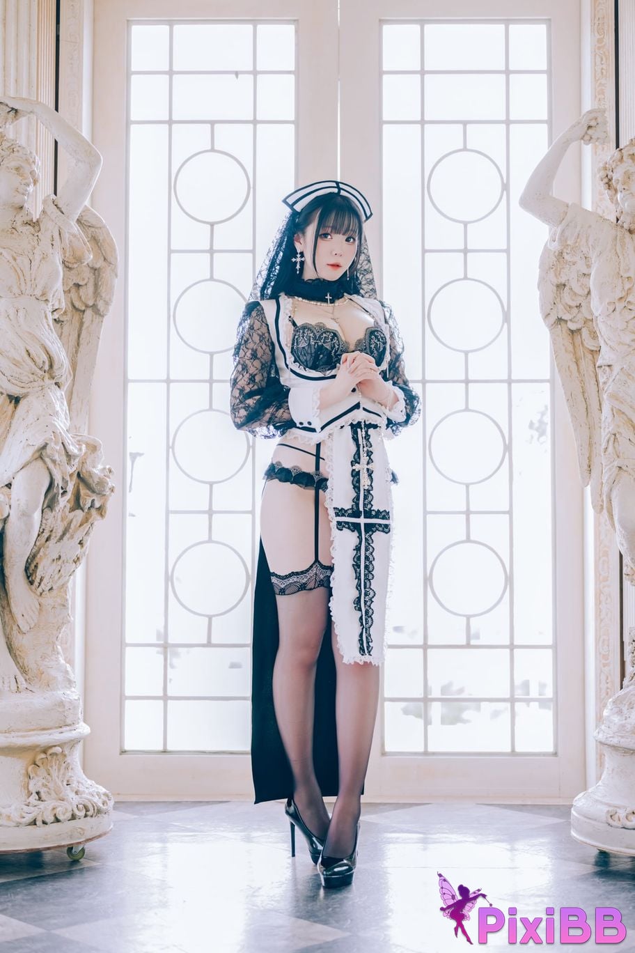 Cosplay Shimotsuki Holy Church Confession Night PixiBB.COM 002