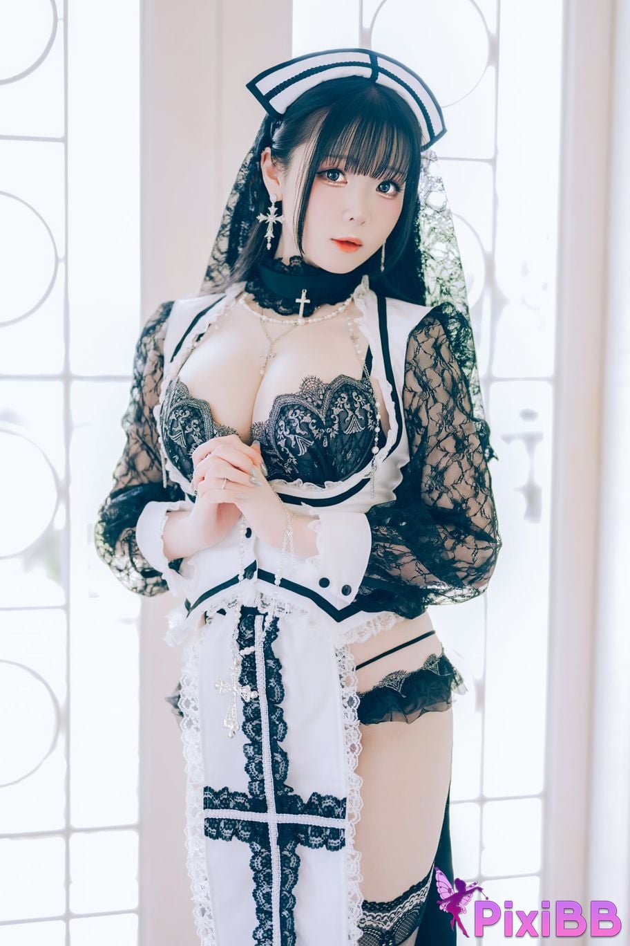 Cosplay Shimotsuki Holy Church Confession Night PixiBB.COM 003