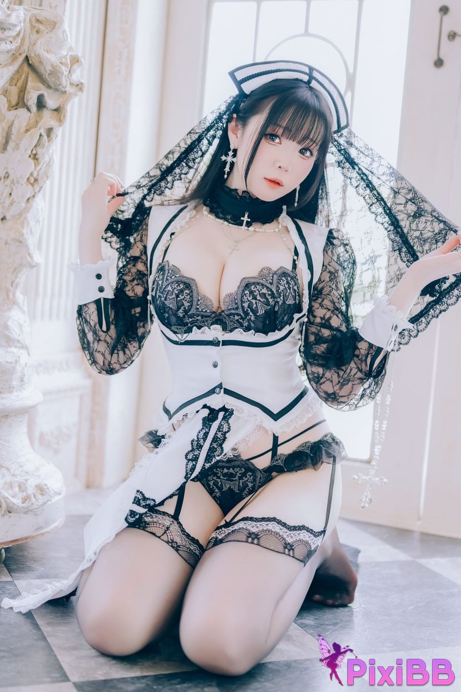 Cosplay Shimotsuki Holy Church Confession Night PixiBB.COM 005