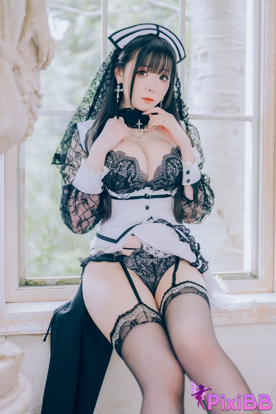 Cosplay Shimotsuki Holy Church Confession Night PixiBB.COM 018