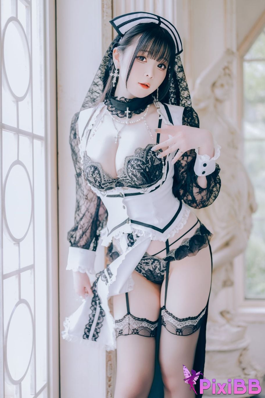 Cosplay Shimotsuki Holy Church Confession Night PixiBB.COM 026