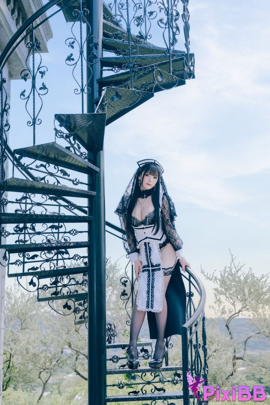 Cosplay Shimotsuki Holy Church Confession Night PixiBB.COM 033