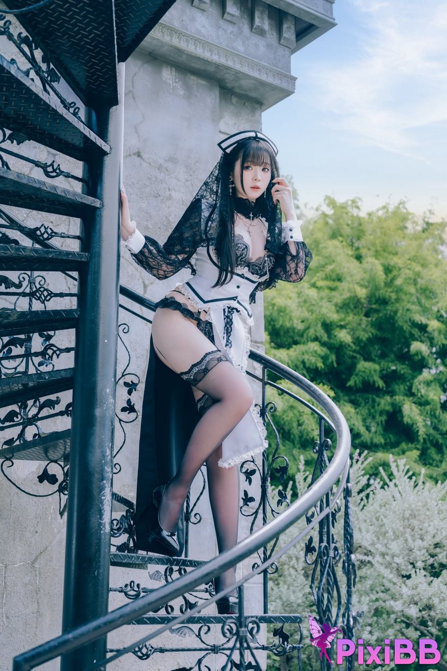 Cosplay Shimotsuki Holy Church Confession Night PixiBB.COM 035