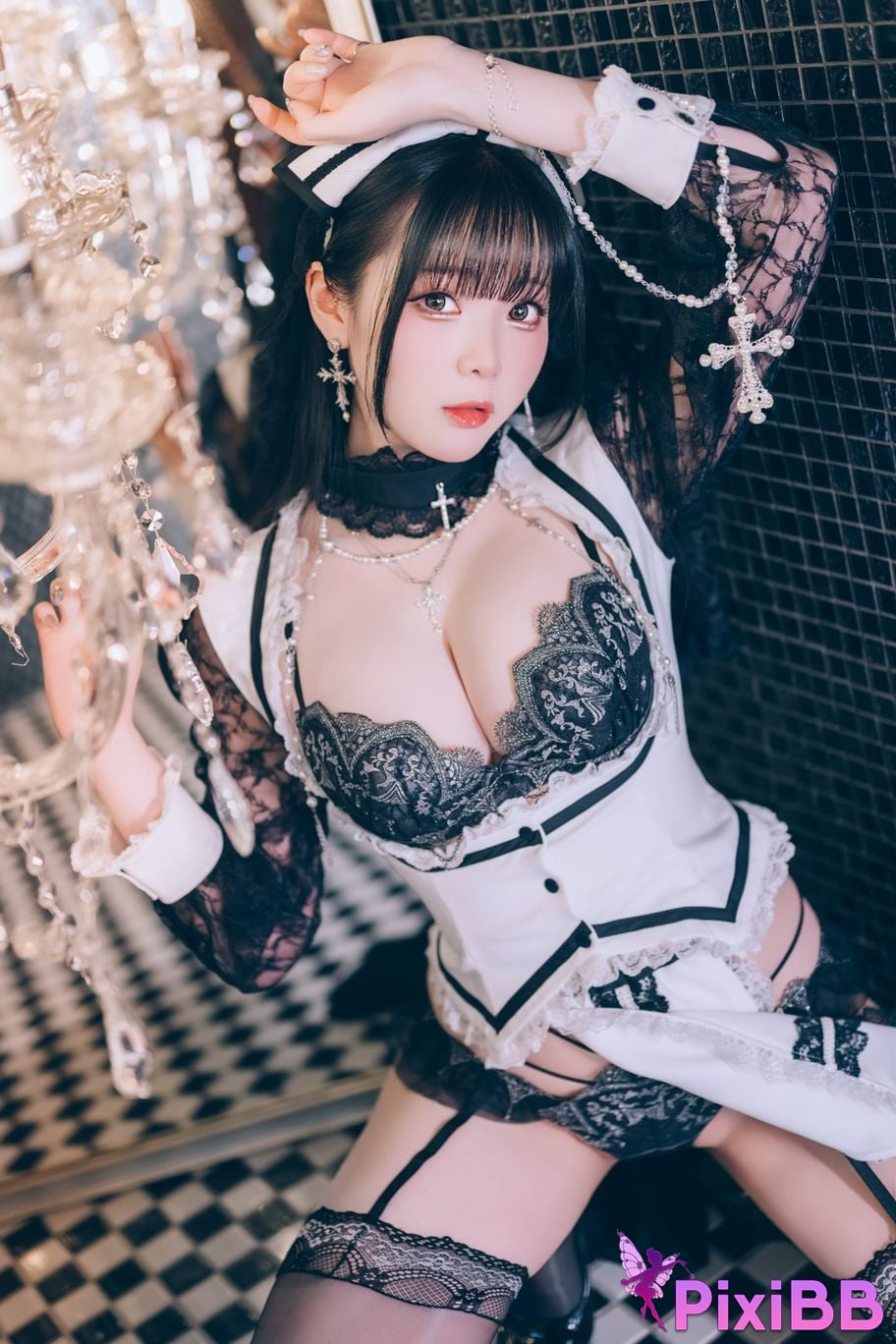 Cosplay Shimotsuki Holy Church Confession Night PixiBB.COM 045