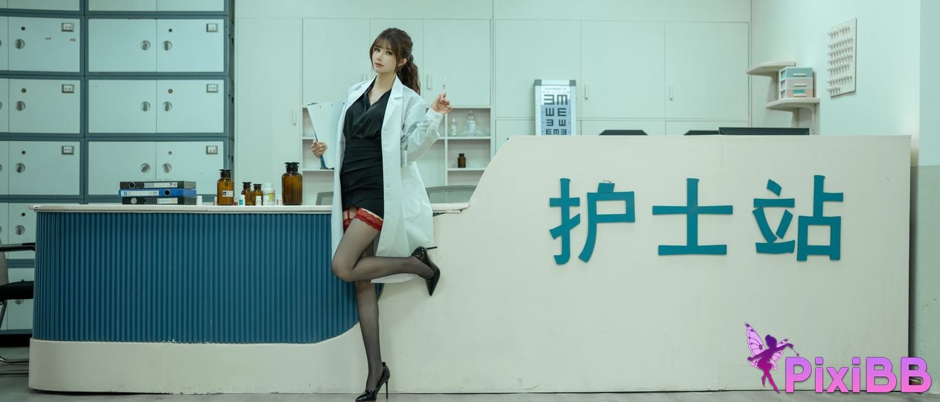 Cosplayer Deer eight years old Female doctor in the andrology ward PixiBB.COM 015