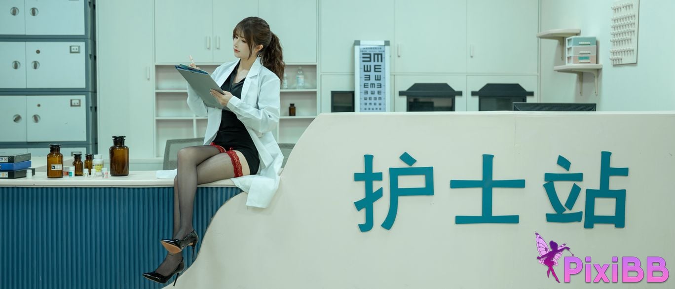 Cosplayer Deer eight years old Female doctor in the andrology ward PixiBB.COM 017