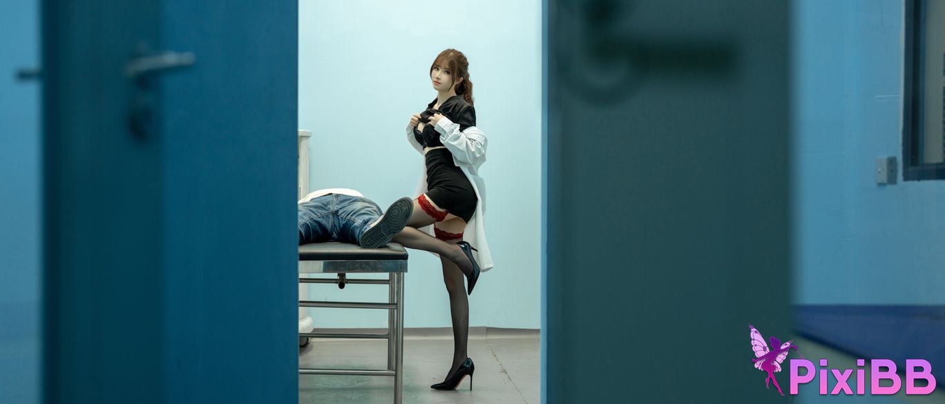 Cosplayer Deer eight years old Female doctor in the andrology ward PixiBB.COM 061