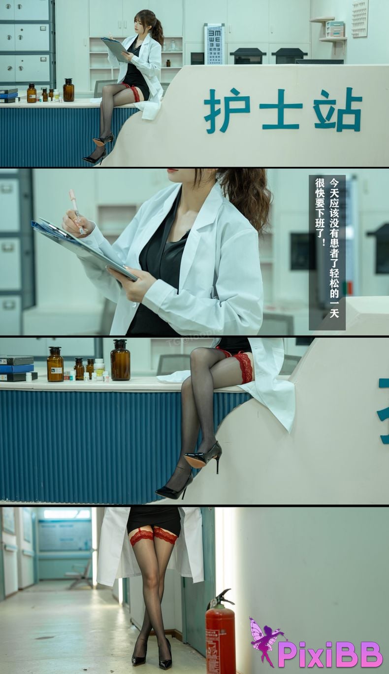 Cosplayer Deer eight years old Female doctor in the andrology ward PixiBB.COM 140