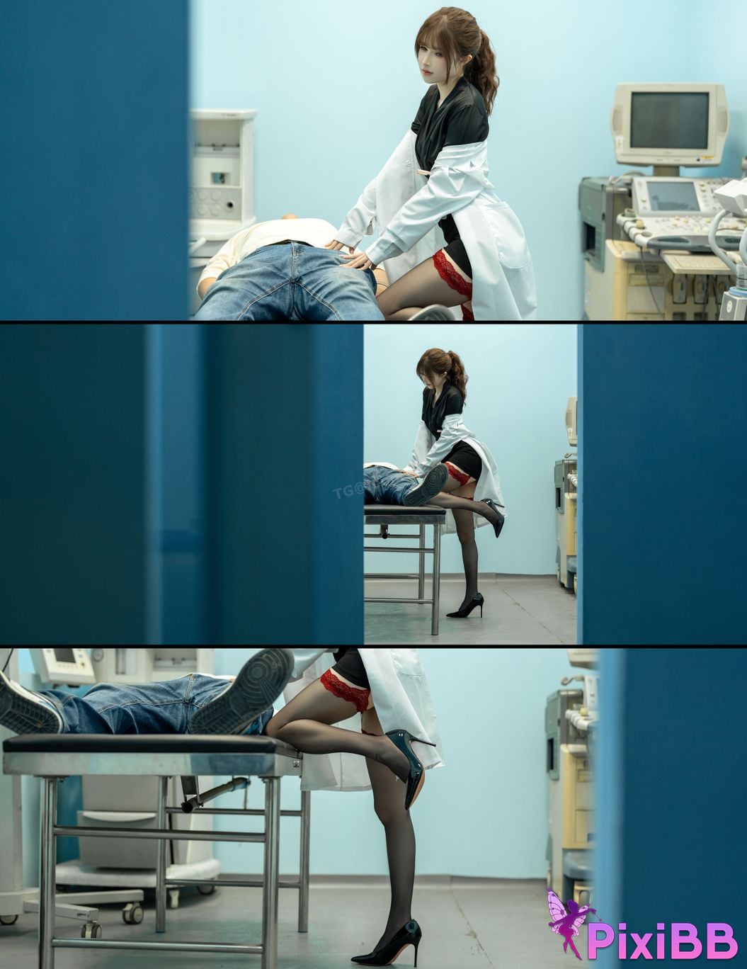 Cosplayer Deer eight years old Female doctor in the andrology ward PixiBB.COM 147