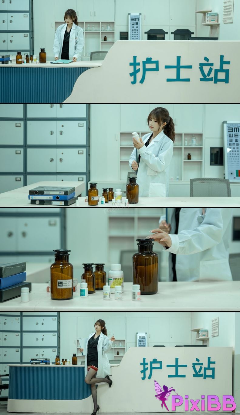 Cosplayer Deer eight years old Female doctor in the andrology ward PixiBB.COM 154