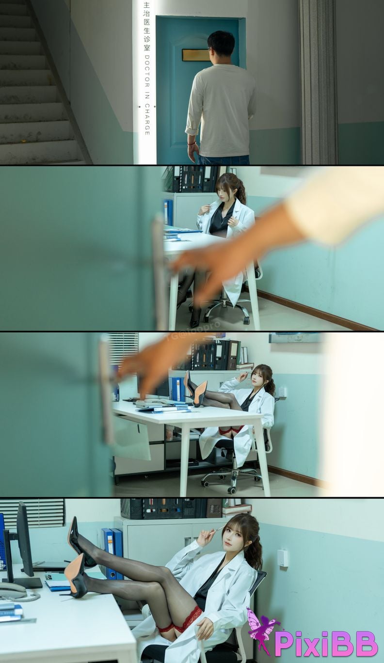 Cosplayer Deer eight years old Female doctor in the andrology ward PixiBB.COM 156