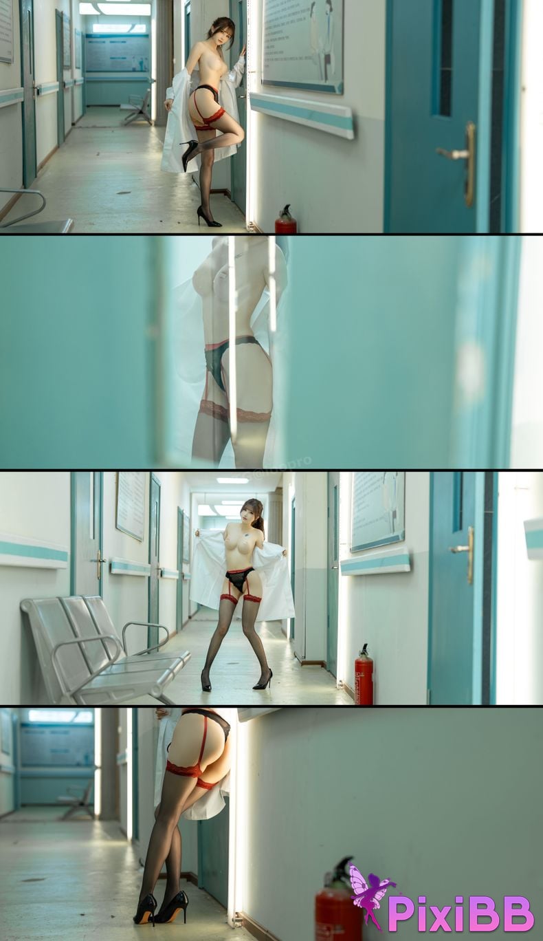 Cosplayer Deer eight years old Female doctor in the andrology ward PixiBB.COM 166