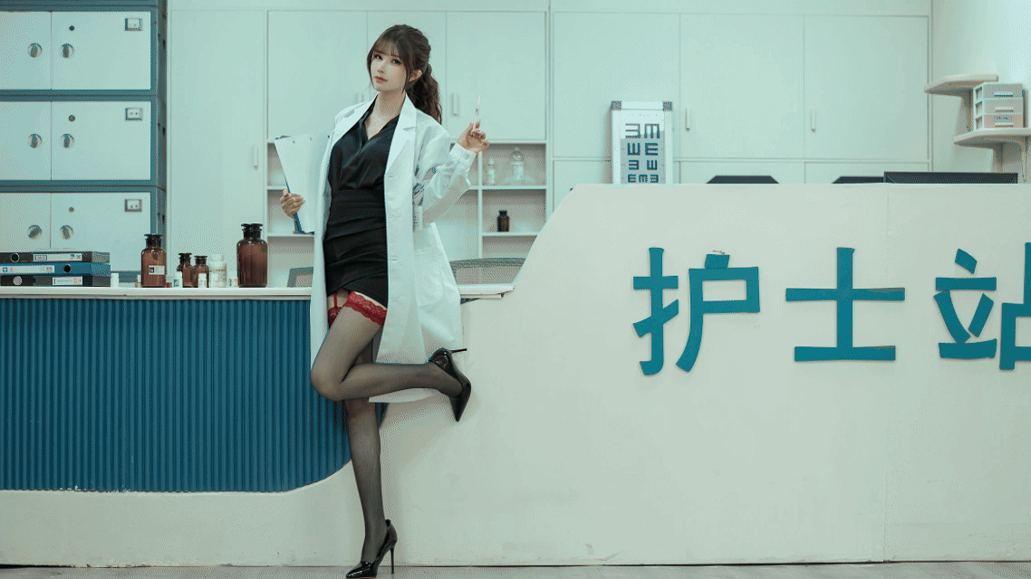 Cosplayer Deer eight years old Female doctor in the andrology ward PixiBB.COM 169