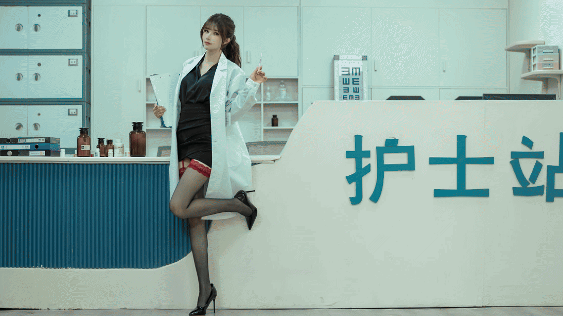 Cosplayer Deer eight years old Female doctor in the andrology ward PixiBB.COM 170