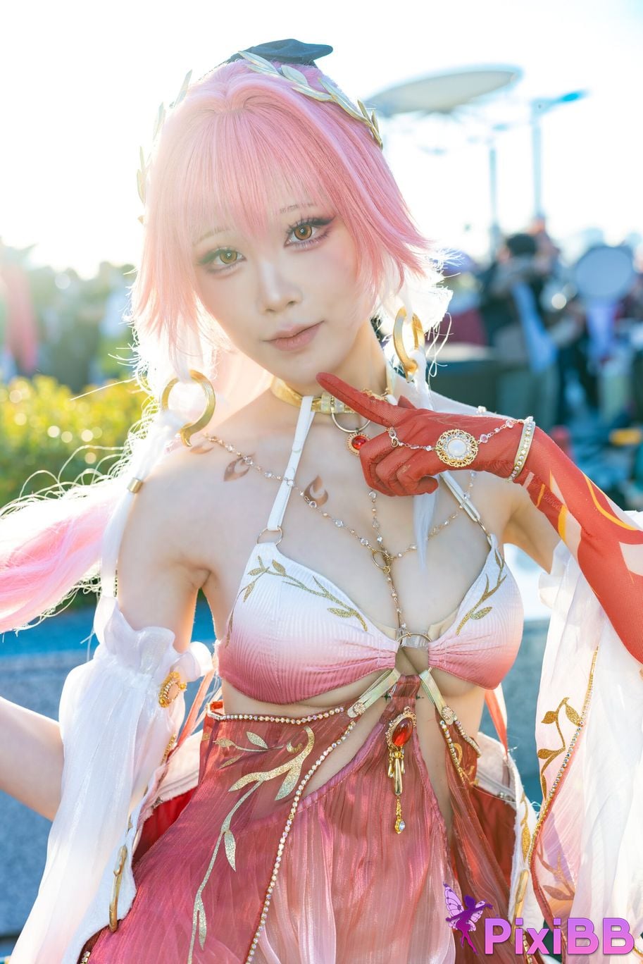 Cosplayer shuimiao Aqua C107 Photos of the scene long distance Ming Chao PixiBB.COM 002