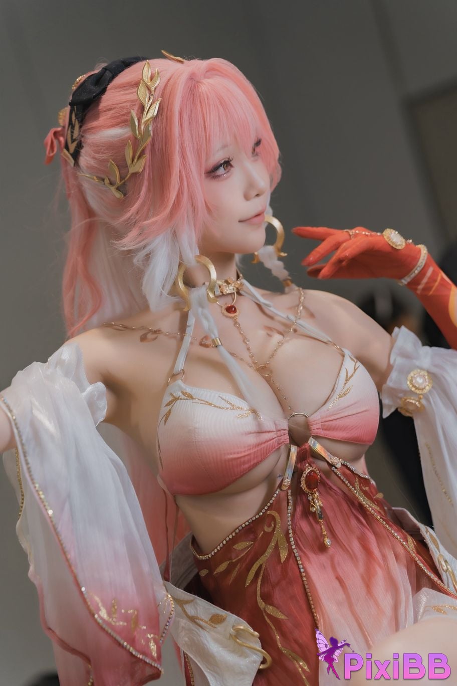 Cosplayer shuimiao Aqua C107 Photos of the scene long distance Ming Chao PixiBB.COM 003