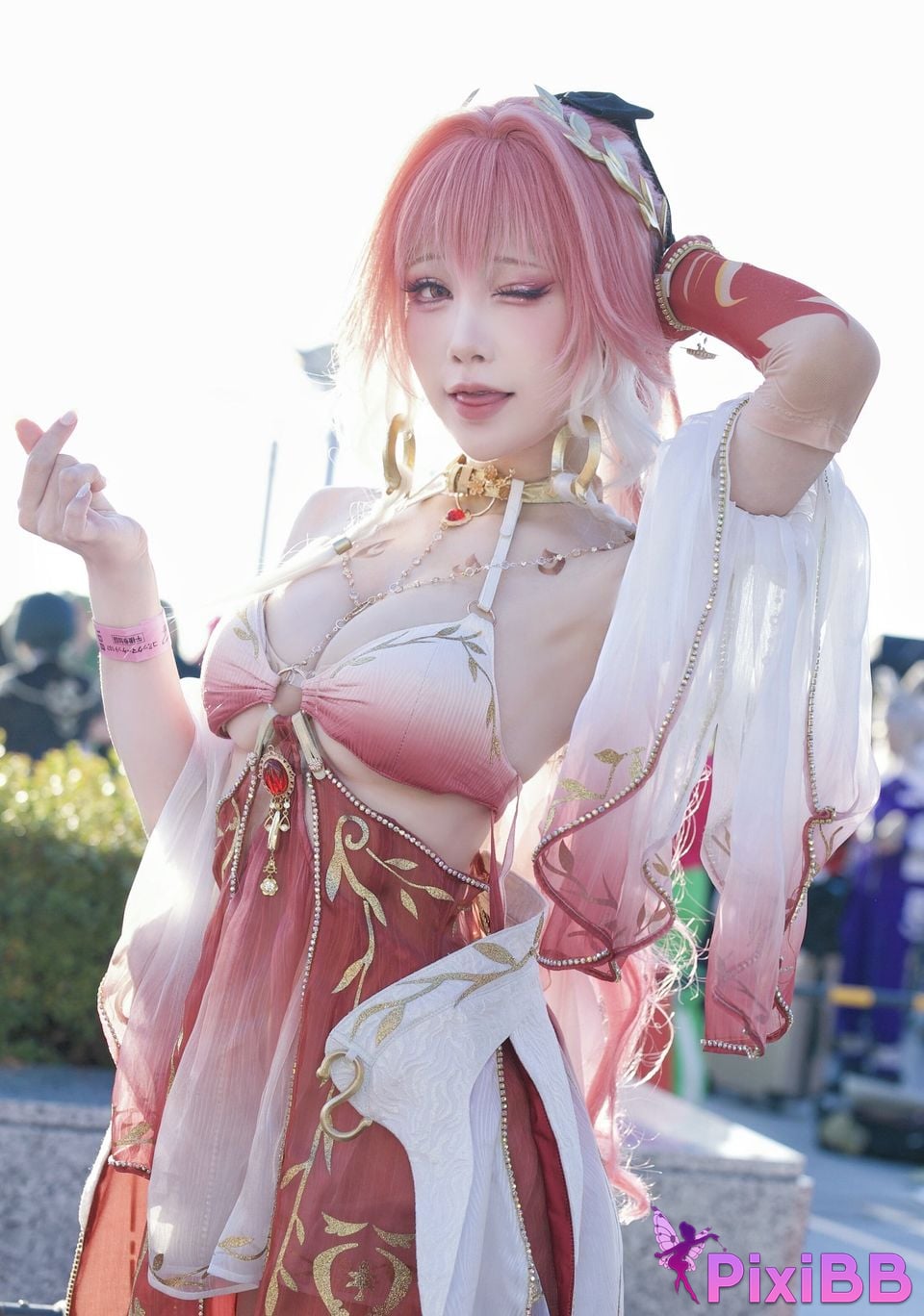 Cosplayer shuimiao Aqua C107 Photos of the scene long distance Ming Chao PixiBB.COM 024