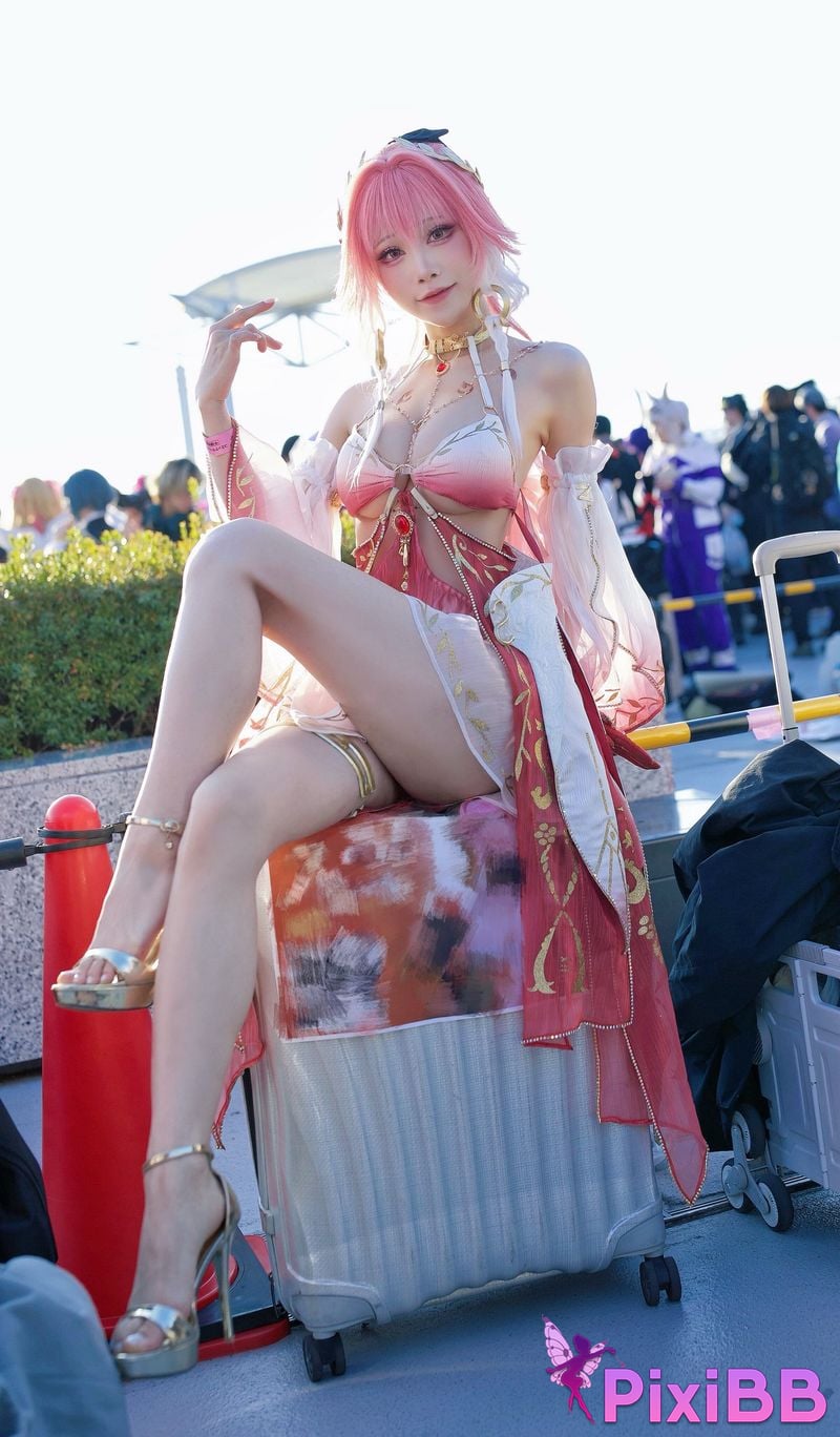 Cosplayer shuimiao Aqua C107 Photos of the scene long distance Ming Chao PixiBB.COM 027