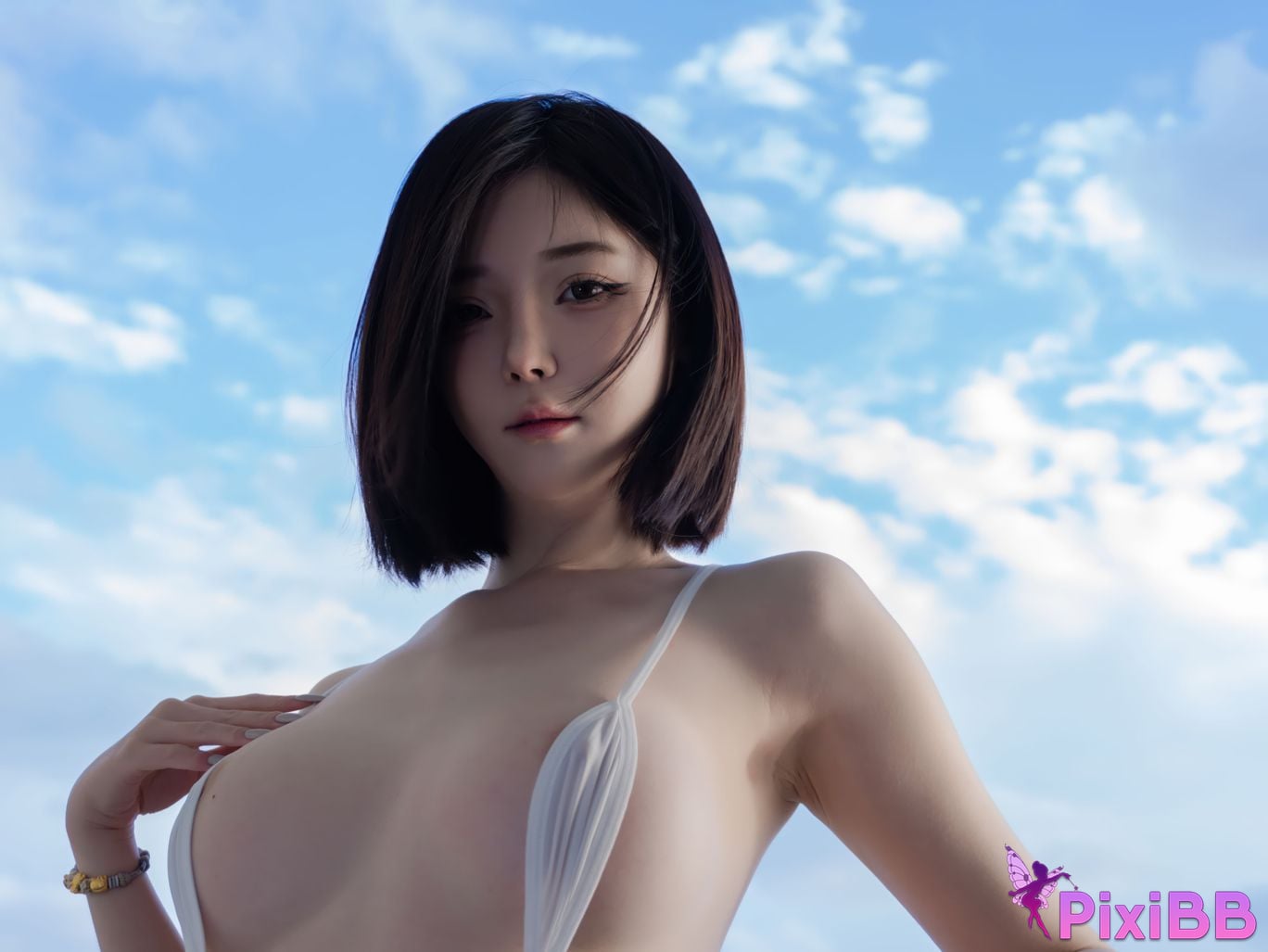 Cosplayer Xiaoyangze yixiaoyangze sea breeze pearl PixiBB.COM 009