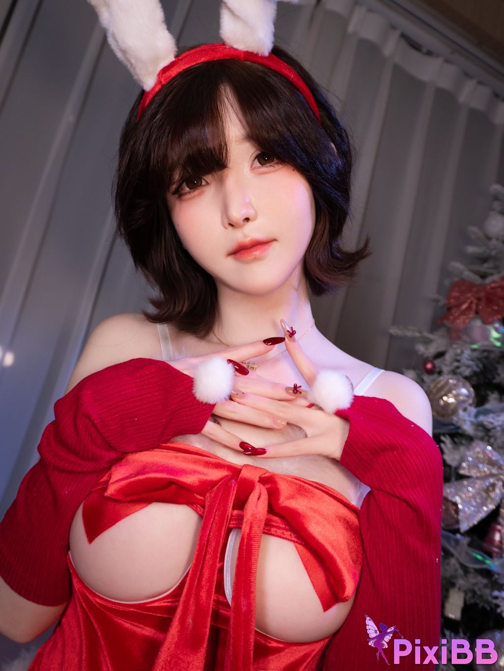 Cosplayer A little Yang Ze yixiaoyangze 2025 Christmas series opening gifts PixiBB.COM 063