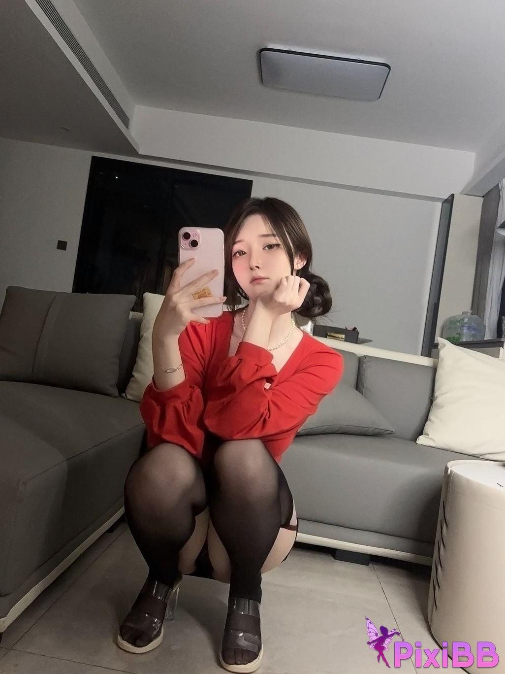 Cosplayer A little Yang Ze yixiaoyangze red mom PixiBB.COM 020