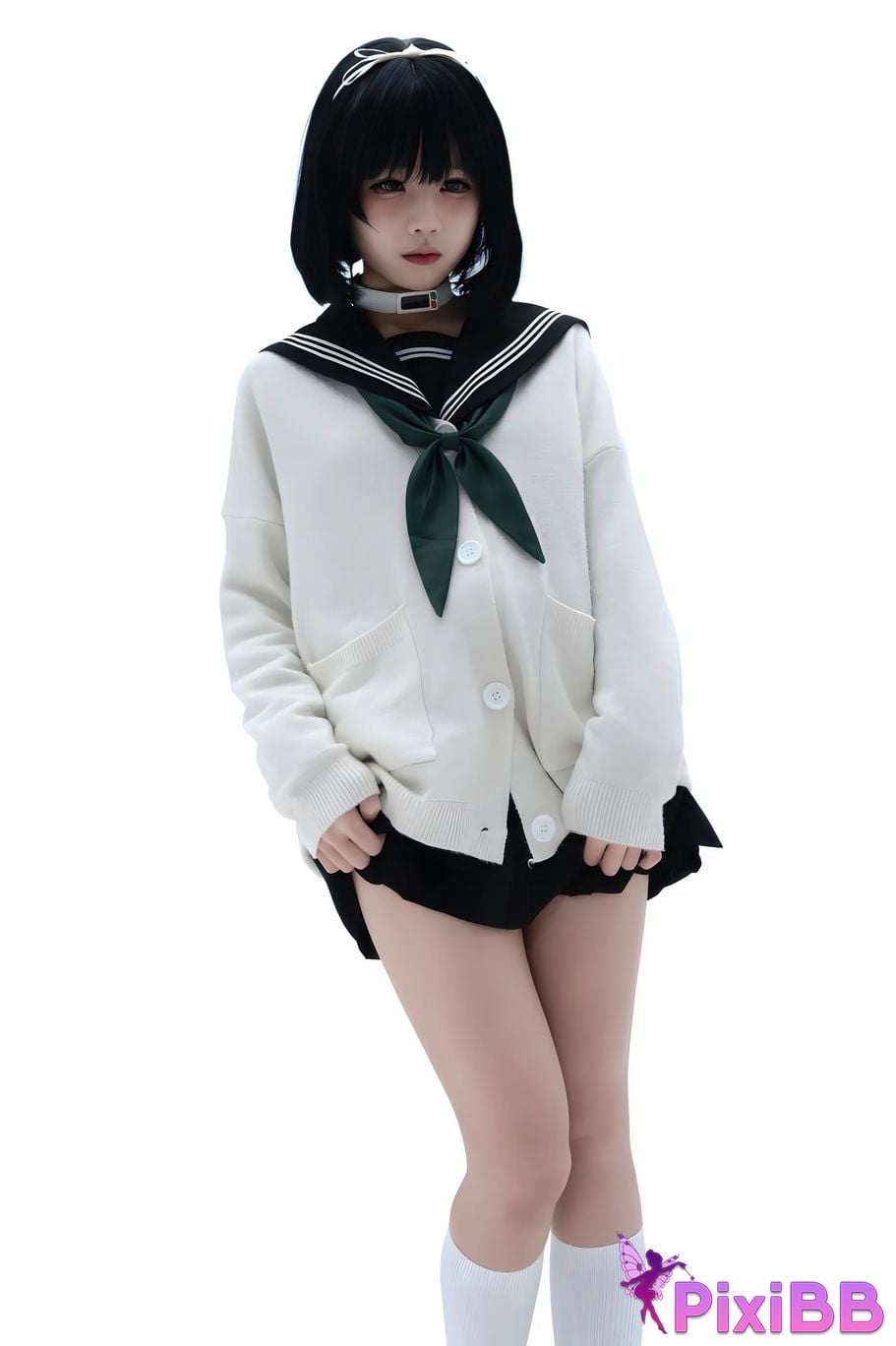 Cosplayer Shimizu Nagi sail cut leaves PixiBB.COM 001