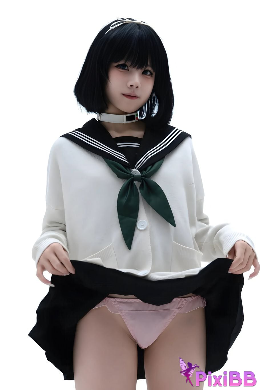 Cosplayer Shimizu Nagi sail cut leaves PixiBB.COM 006