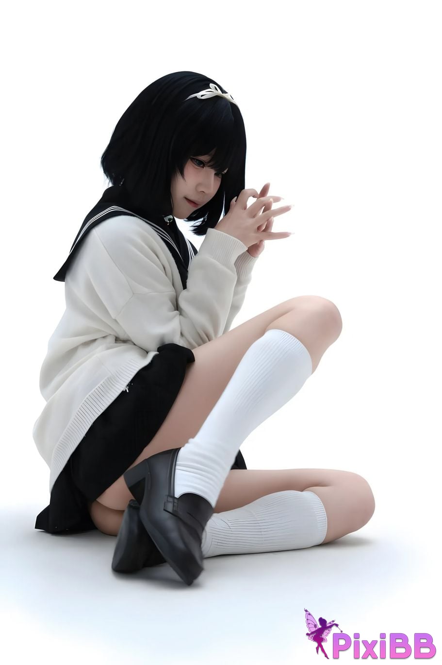 Cosplayer Shimizu Nagi sail cut leaves PixiBB.COM 009