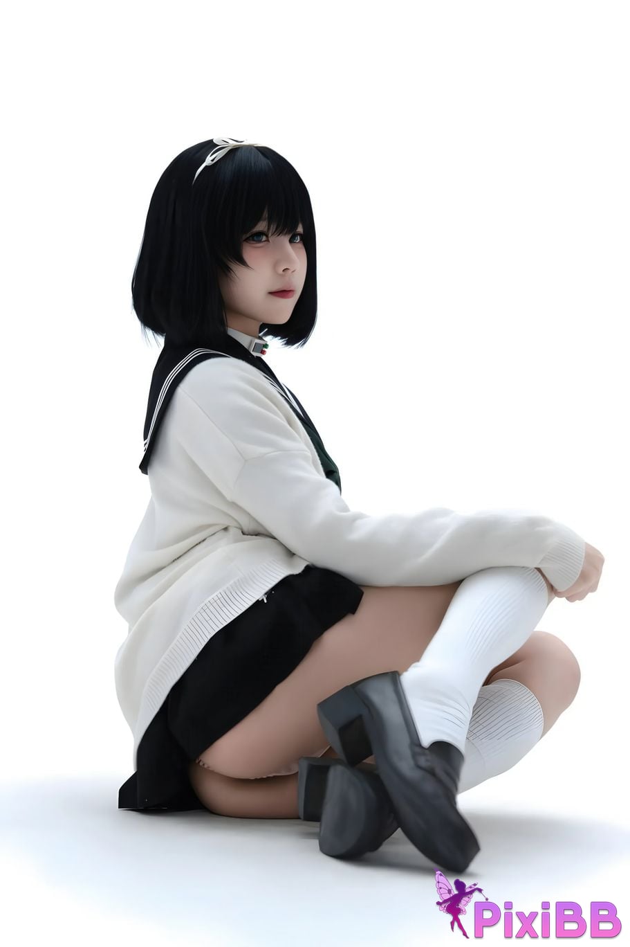 Cosplayer Shimizu Nagi sail cut leaves PixiBB.COM 011